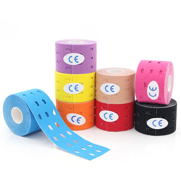 punched kinesiology tape