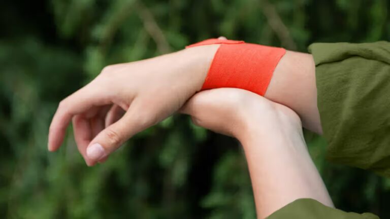Therapeutic Sports Tape for Wrist Pain