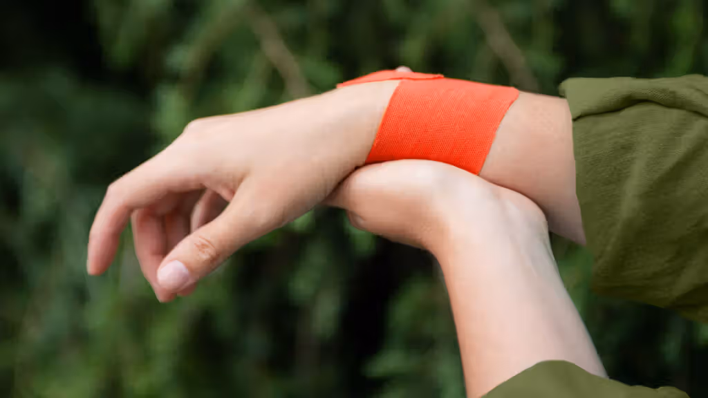 Therapeutic Sports Tape for Wrist Pain