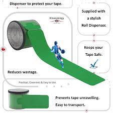 green sports tape
