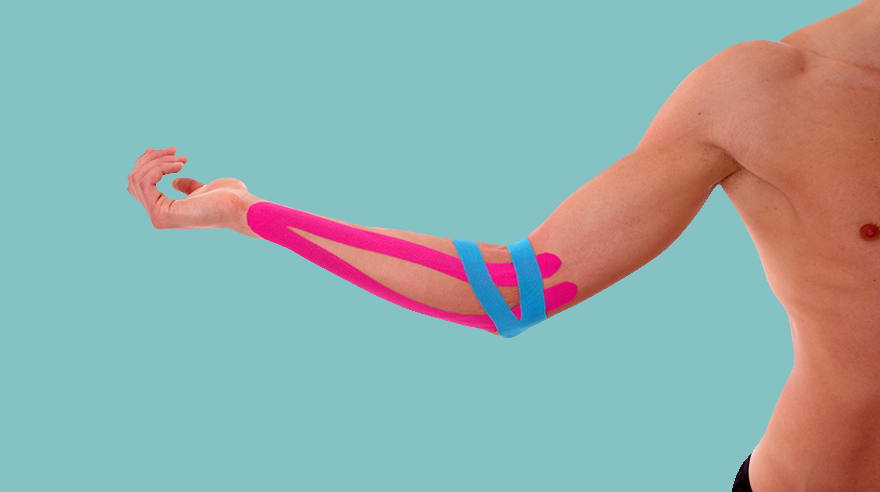 kinesiology tape for elbow pain