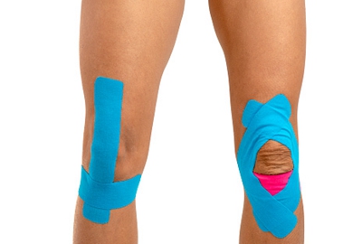 So verwenden Sie ein Kinesiologie-Tape am Knie