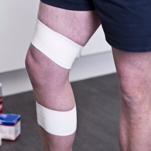 cinta de flejado de la rodilla