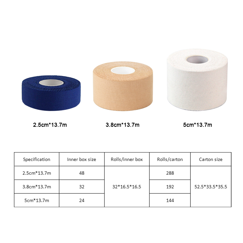 Cotton Sports Athletic Tape - Hand Tearable - 5m Length – Physiosupplies