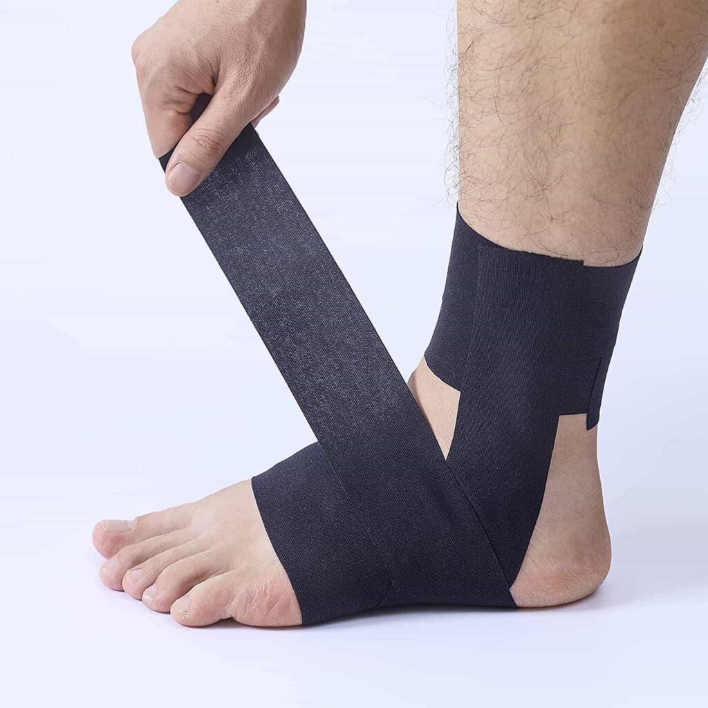 foot pain kinesiology tape

