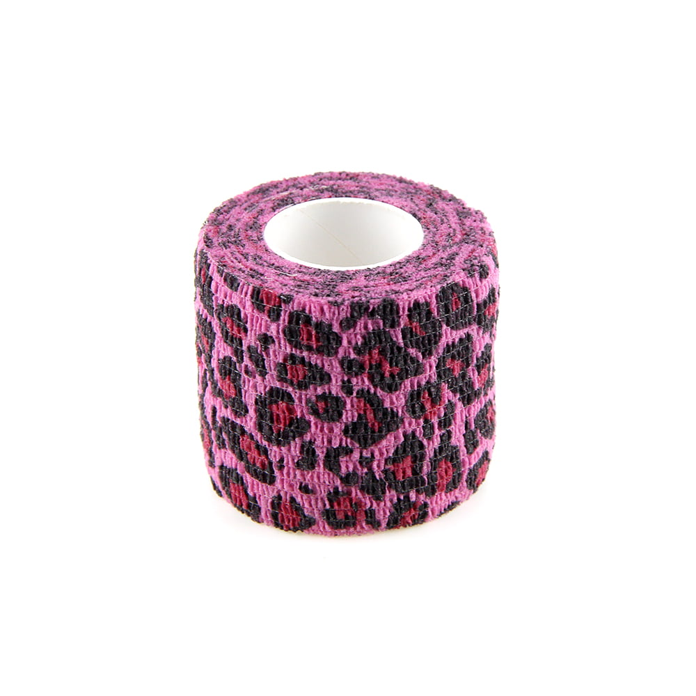 Dierenarts Wrap roze luipaardprint