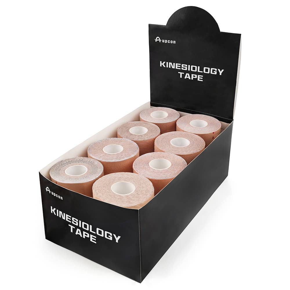 Multiple rolls kinesiology tape in a box