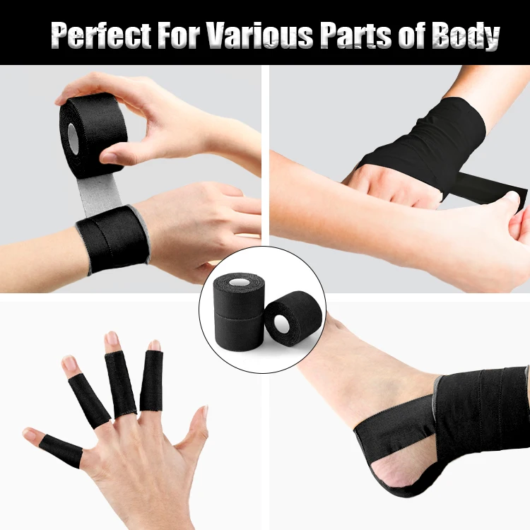 Rigid sports strapping tape application