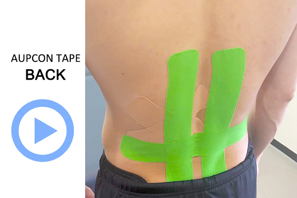 kinesiology tape for lumbar video