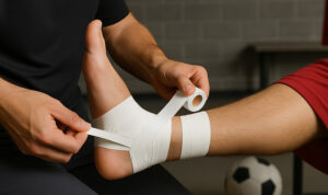 Zinc oxide strapping tape