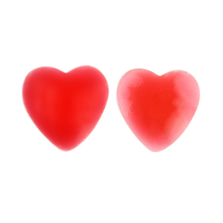 Nastro per capezzoli in silicone a forma di cuore rosso