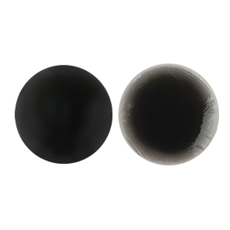 nastro capezzolo circolare in silicone nero