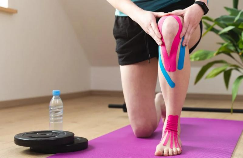 Knee kinesiology tape