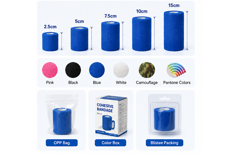 Specifications for Non-Woven Cohesive Bandage