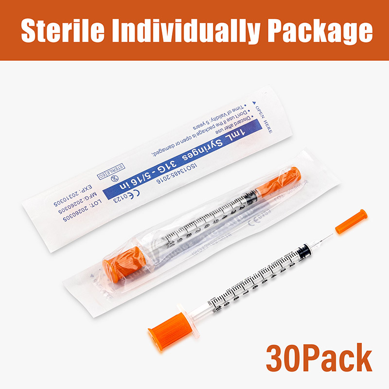 package of veterinary insulin syringes