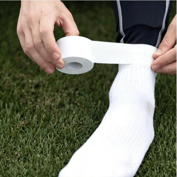zinc oxide tape for soccer sock