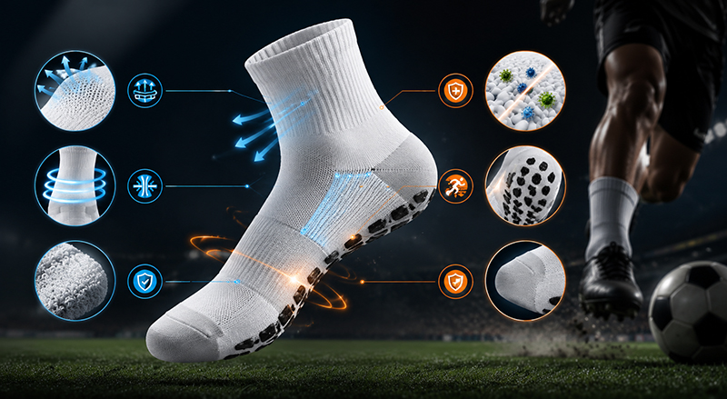 Performance Features of Our Football Socks
