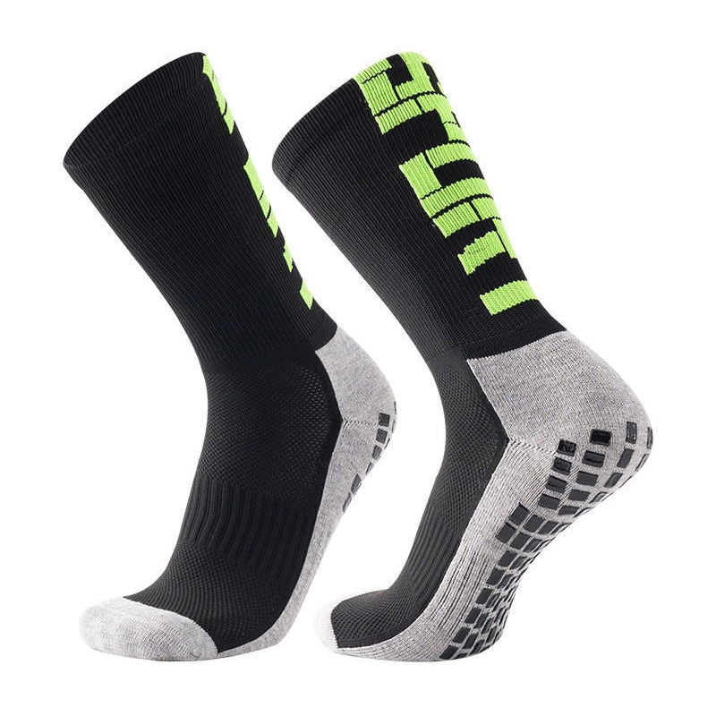 black and green football socks