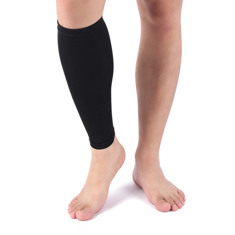black compression calf sleeves