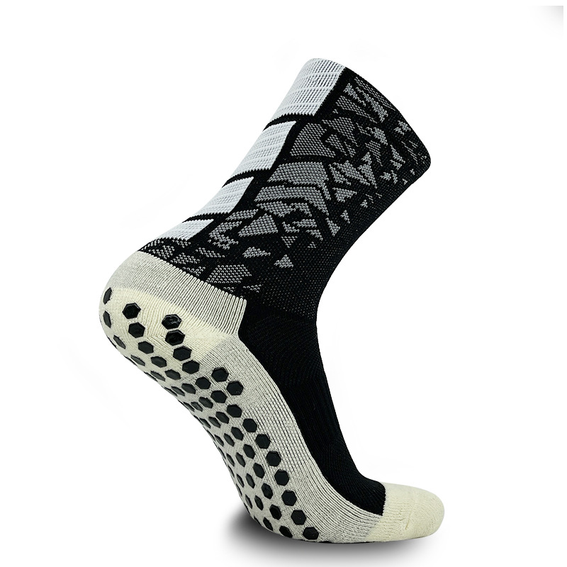 black football grip socks