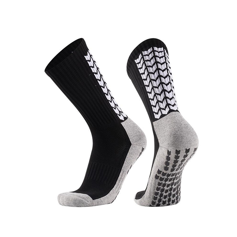 black footy socks