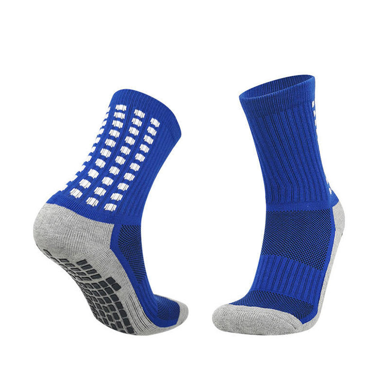 chaussettes de football bleu pour jeunes