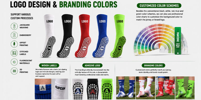 football grip socks Logo Design & Branding Colors