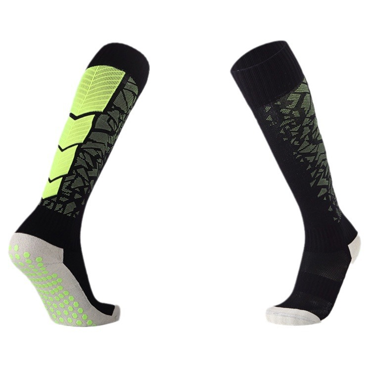 green and black soccer socks