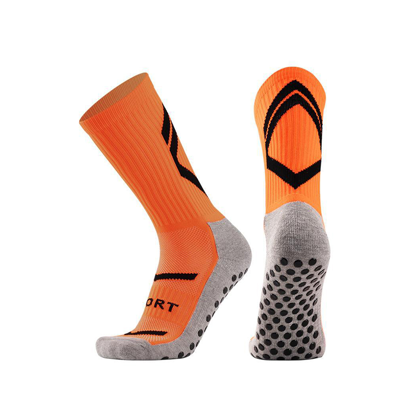 chaussettes de foot orange