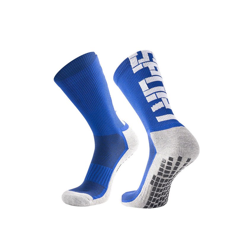 chaussettes de foot bleu pâle