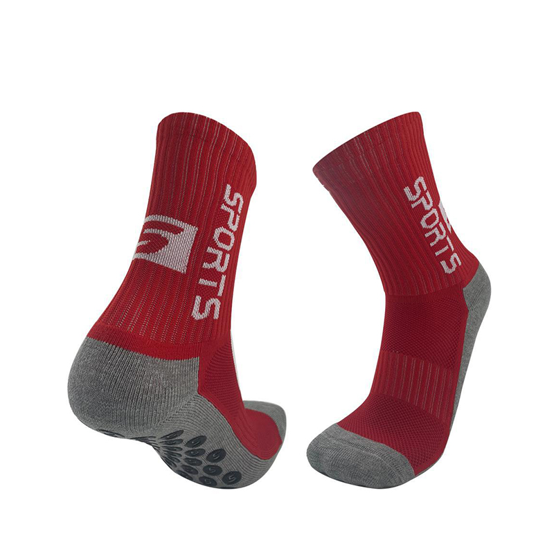 chaussettes de foot rouges