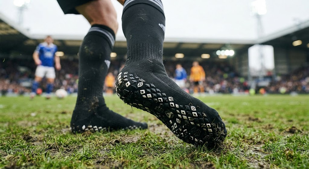 Anti-Slip long football socksDesign
