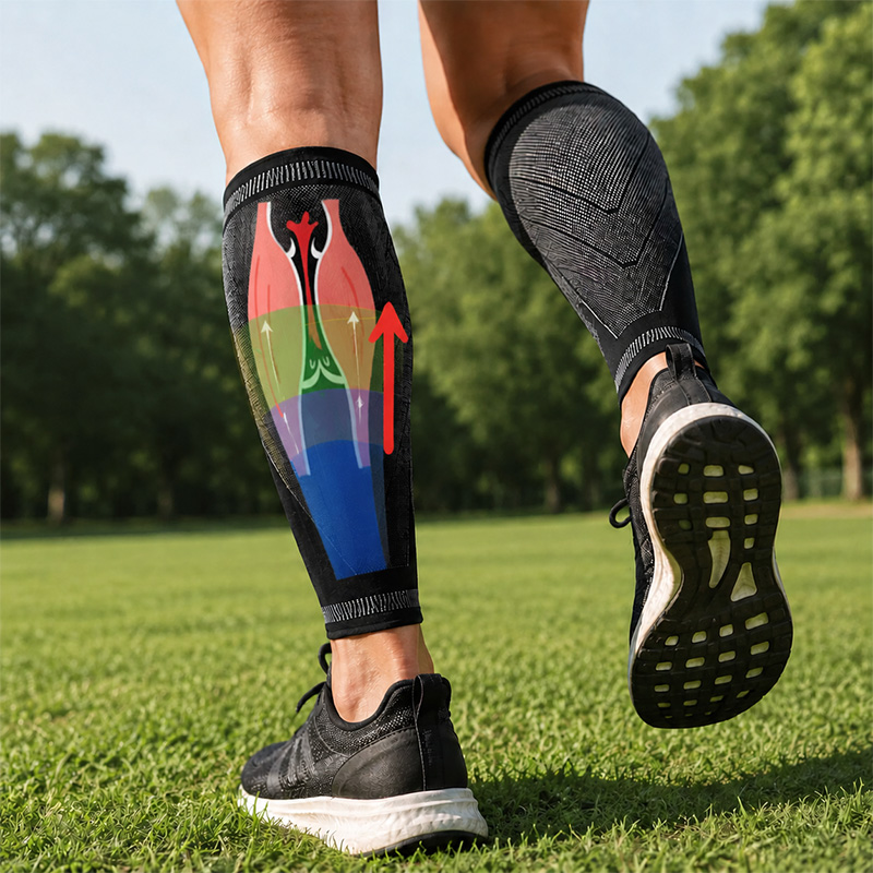 Footless Shin Splint Compression Sleeves