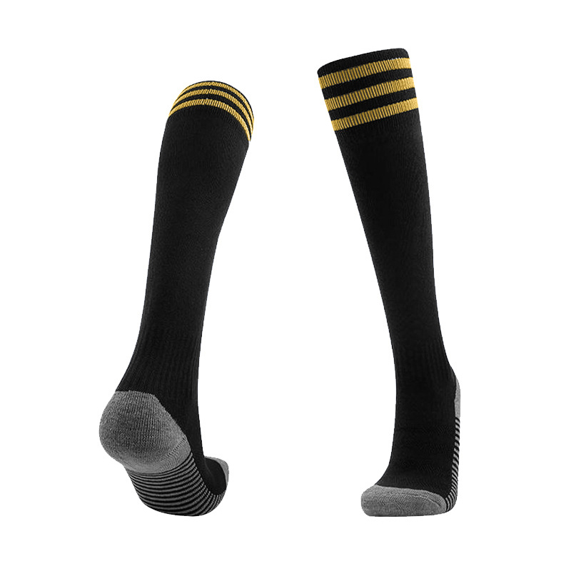 black and gold football socks