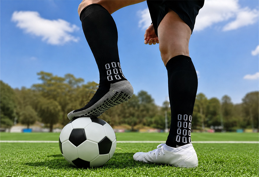 mens grip football socks