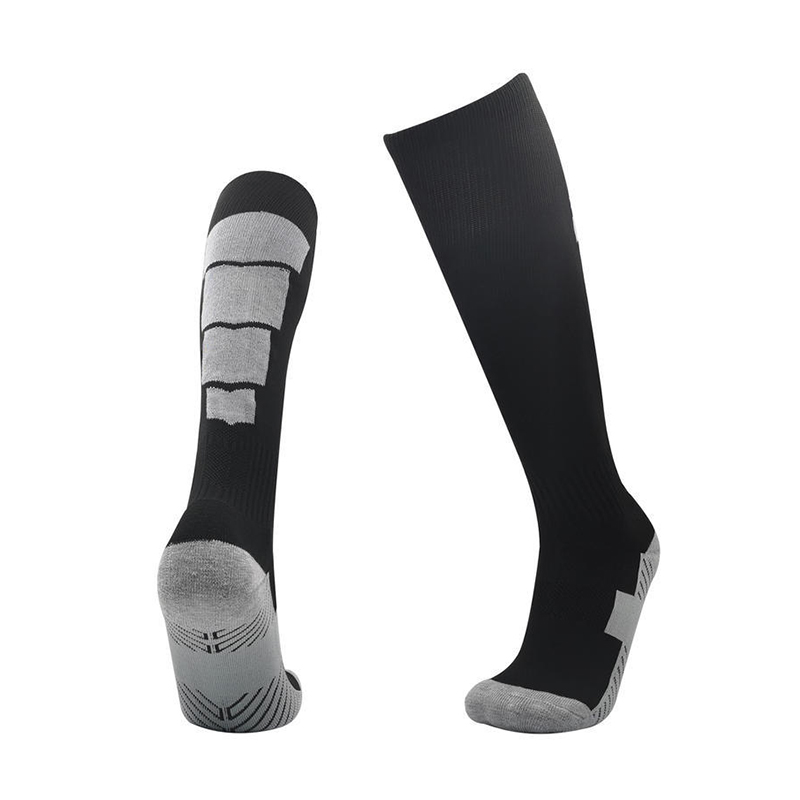 black knee high football socks