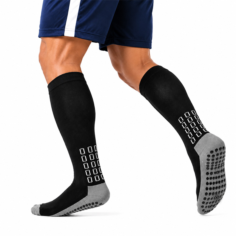 black long football socks