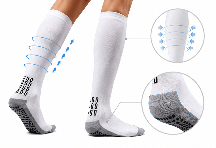 compression socks for football players