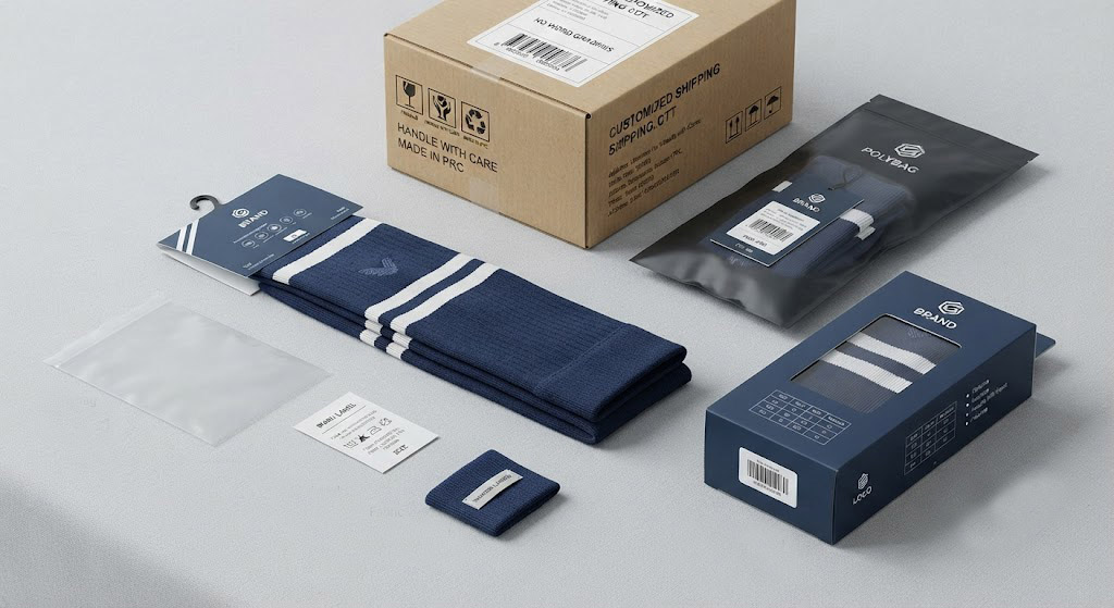 long football socks Private Labeling and Packaging