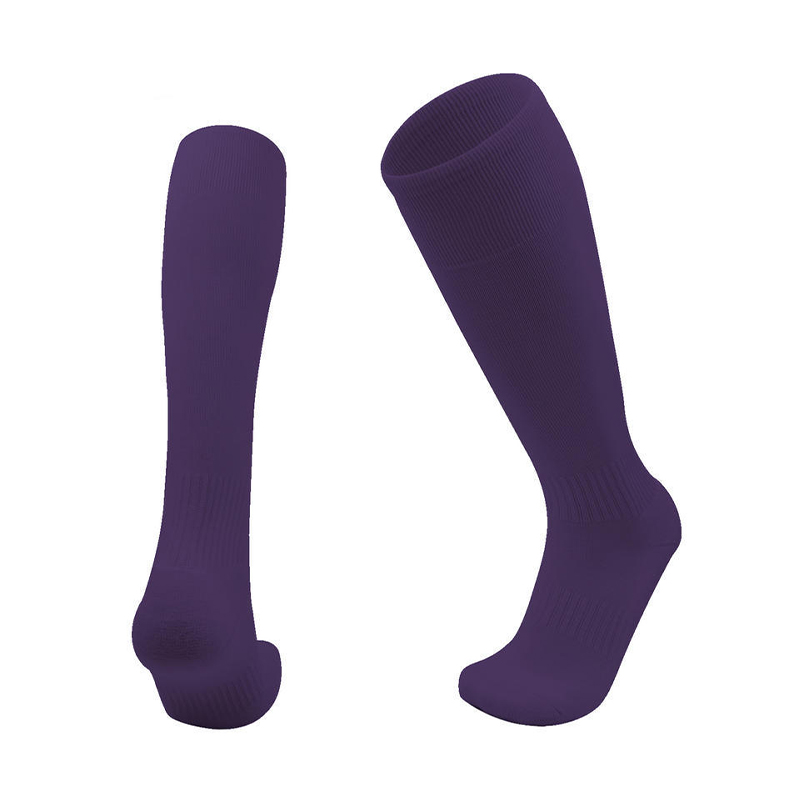 youth purple soccer socks