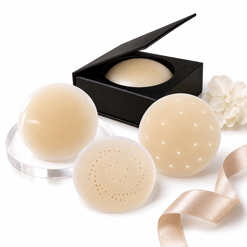 3 kinds of breathable reusable silicone nipple covers