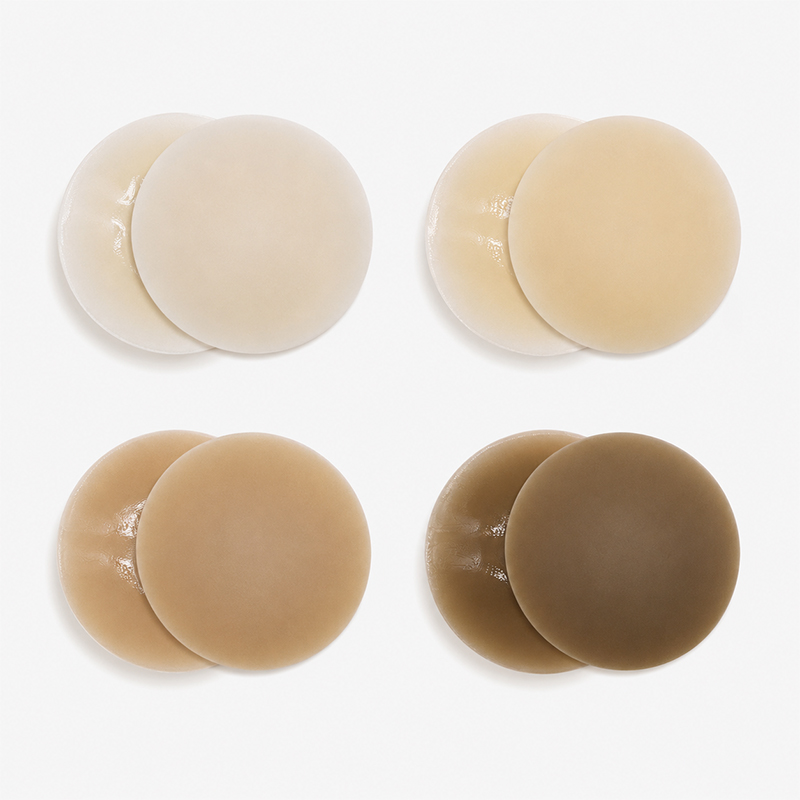 4 colors of reusable silicone nipple covers