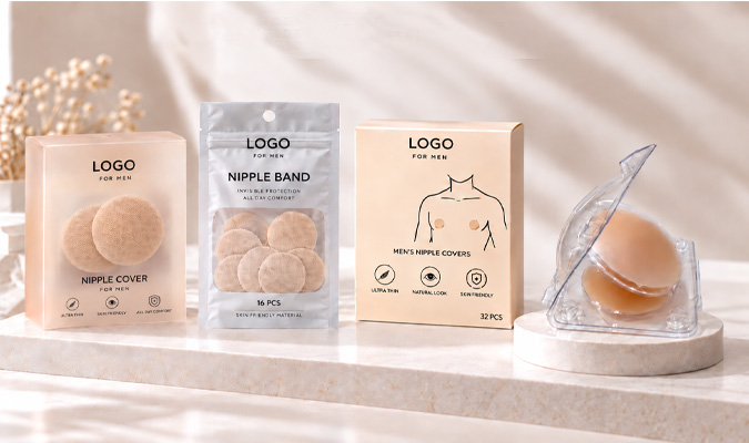 Custom Packaging Options of Mens Nipple Cover