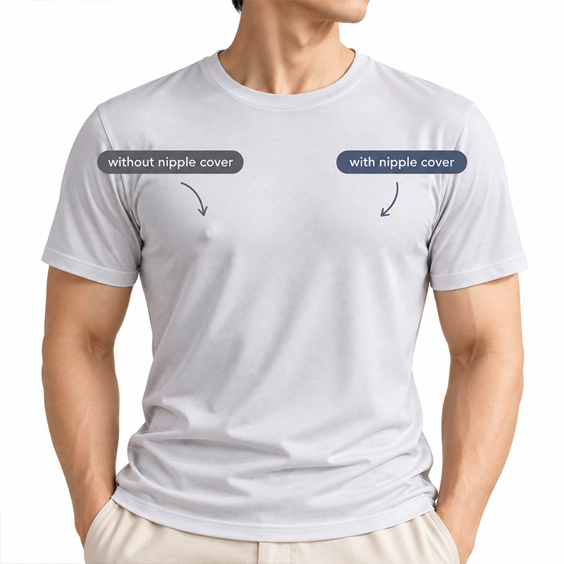 MEN’S NIPPLE COVER BEFORE AND AFTER