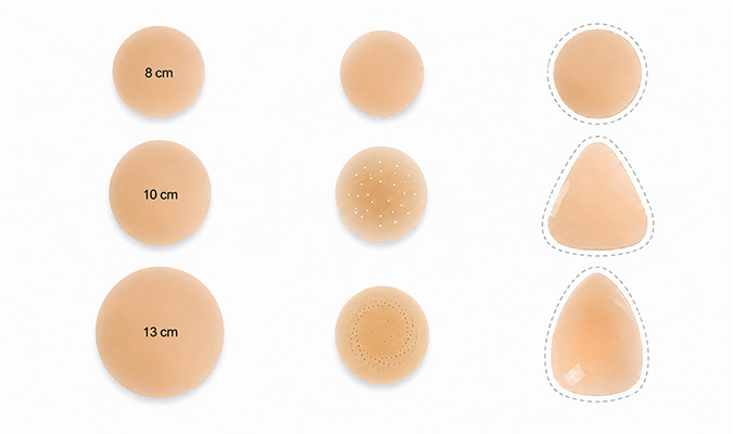 custom nipple cover Size & Shape