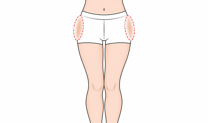 Hip Dips silicone calf pads
