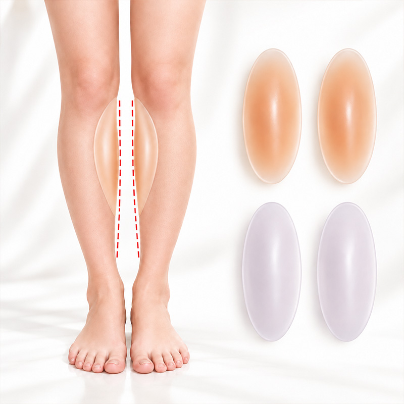 color of calf silicone pads