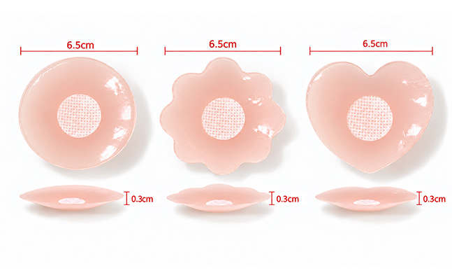 size of Silicone Nipple Pasties