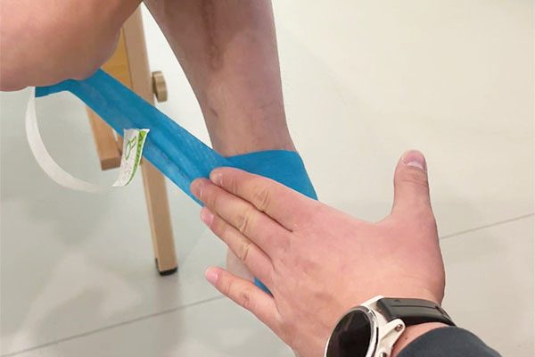 ankle inversion sprain taping